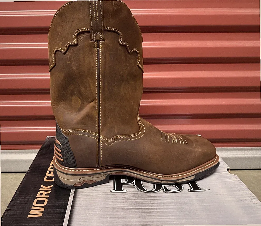 Dan Post Blayde Waterproof-Steel Toe-Men's Work Boots Size 17 EW Electric Hazard