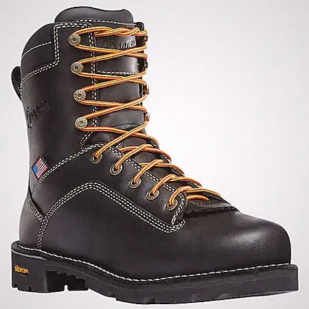 Danner 17311-10.5Ee Men's 8-Inch Work Boot, 10 1/2, Alloy Toe, 8 In H, Black