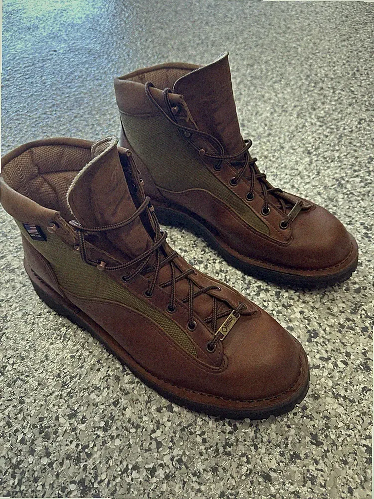 Danner LT II 6" Brown Olive Men's Hiking Boots US Size 12 Gore-Tex Made in USA