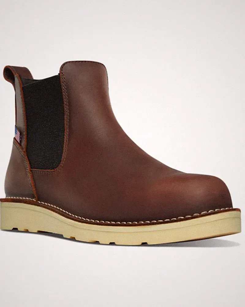 Danner® (Men's 9.5 WIDE) Bull Run™ Chelsea Boots in Brown - $250
