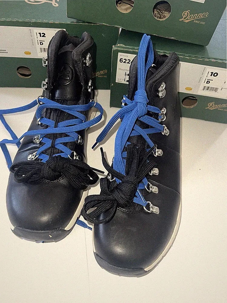 Danner Mountain 600 Black Waterproof Boot 62242 Mens Sz 8-12 NEW $200