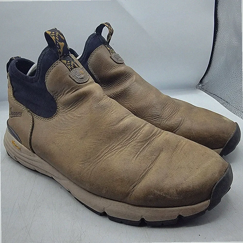 Danner Mountain 600 Chelsea Olive Mens 13 Pull On Shoes Vibram Soles Casual