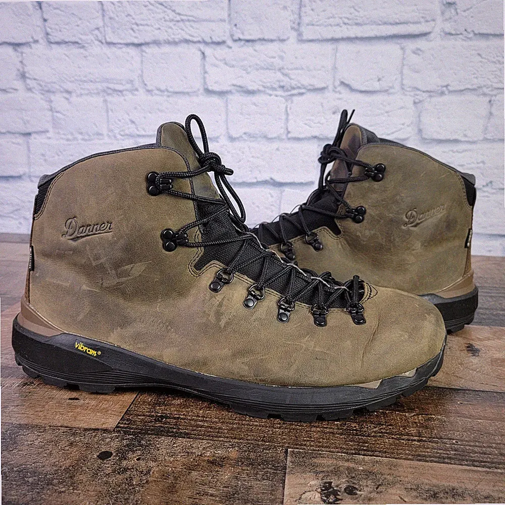 DANNER® MOUNTAIN 600 EVO MEN'S TOPSOIL BROWN/BLACK OUTDOOR BOOTS 62712 SIZE 15