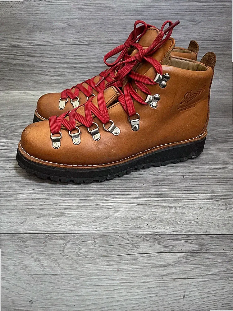 Danner Mountain light cascade clovis hiking brown leather boots sz 42 us 8.5