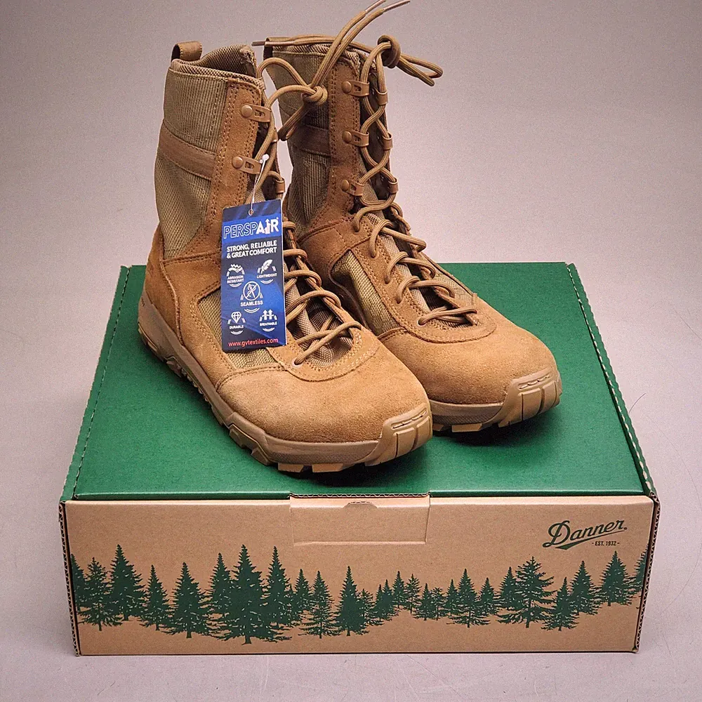 DANNER Sonic 8" Lightweight Tactical Hiking Boots Men's SZ 9.5 Coyote Hot 54430