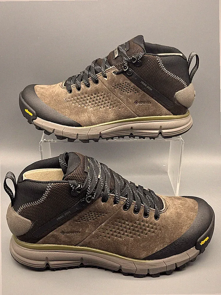 Danner Trail 2650 Mid 4" GTX Men’s Size 8 D Hiking Boots Shoes Brown Green NEW!