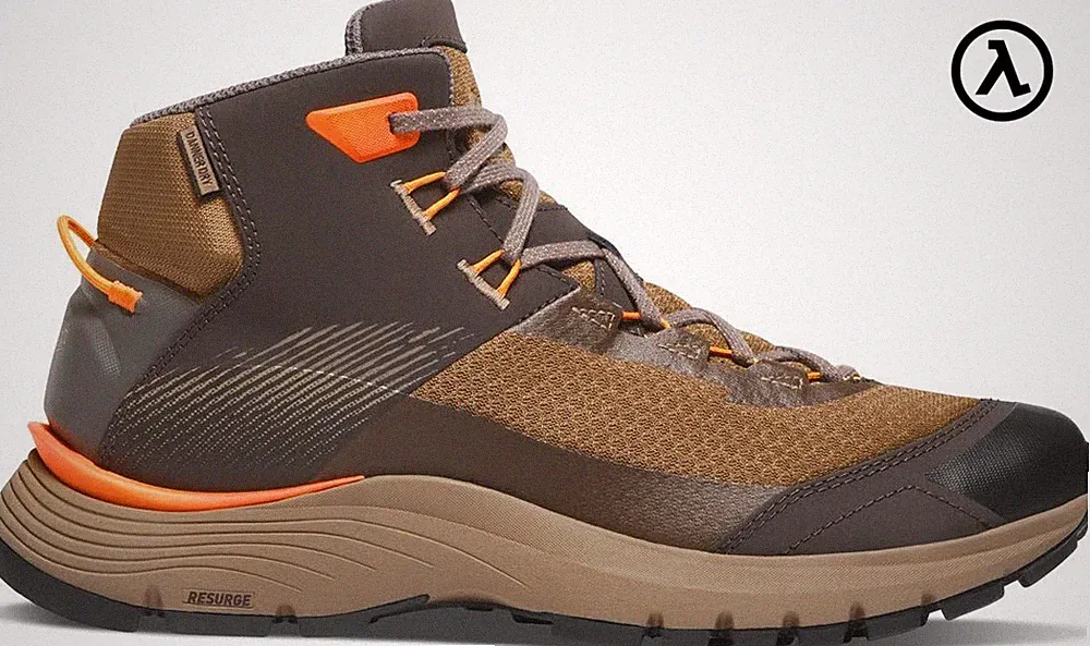 DANNER® TRAIL JUNCTION MEN'S MALT BROWN/POPPY ORANGE OUTDOOR HIKE BOOTS 65250