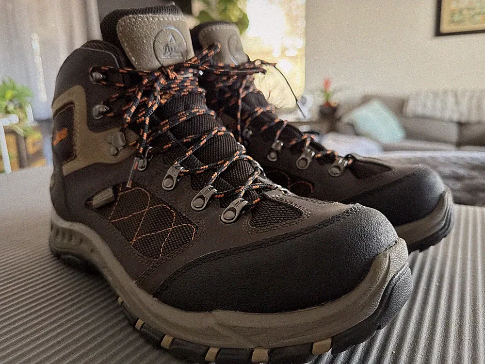 Danner Trailtrek 4.5 Boots Mens 11.5 Brown Orange Waterproof Hiking Outdoor