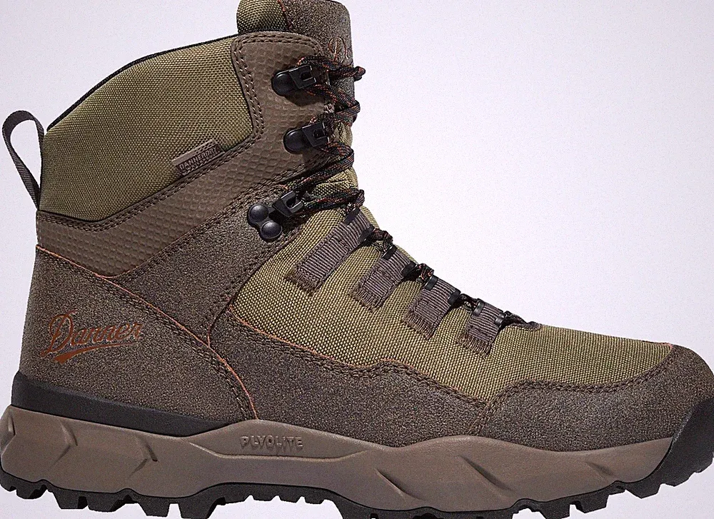 Danner Vital Trail Waterproof Hiking Boots for Men, Brown/Olive
