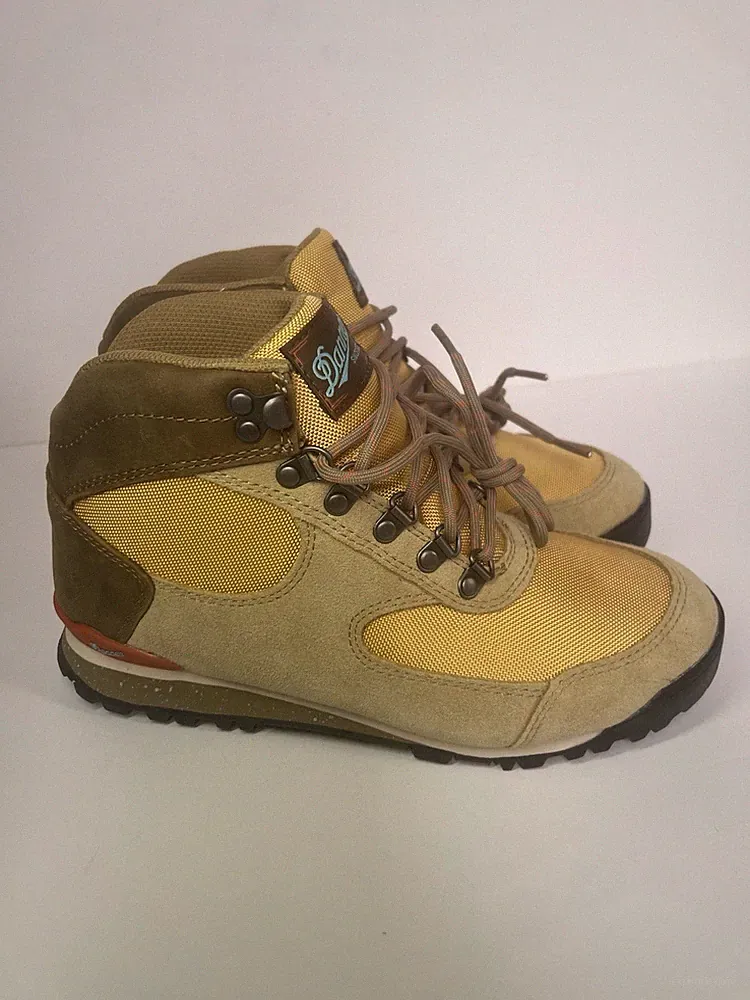 Danner Womens Sz 7.5 Jag Hot 4.5 Hiking Boots Antique Bronze/Summer Wheat 37242