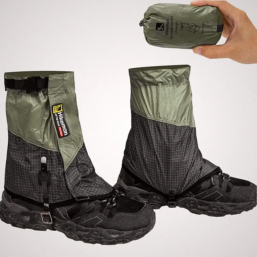 Danuosie Trail Gaiters for Hiking Boots - Lightweight, Adjustable, Waterproof Lo