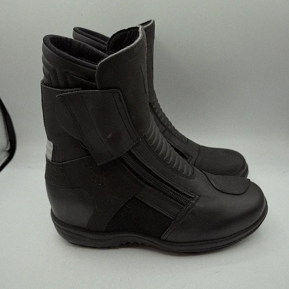 Daytona Max Sports GTX Motorcycle Boots Men EU 41 US 7.5-8 Black Leather Goretex