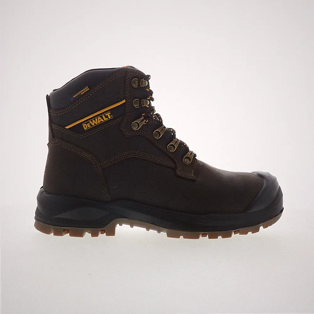 Dewalt Durham Waterproof Steel Toe Mens Brown Extra Wide Work Boots