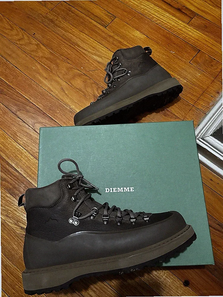Diemme Brown Hiking Boots Outdoor Trail Footwear Durable Trekking Shoes