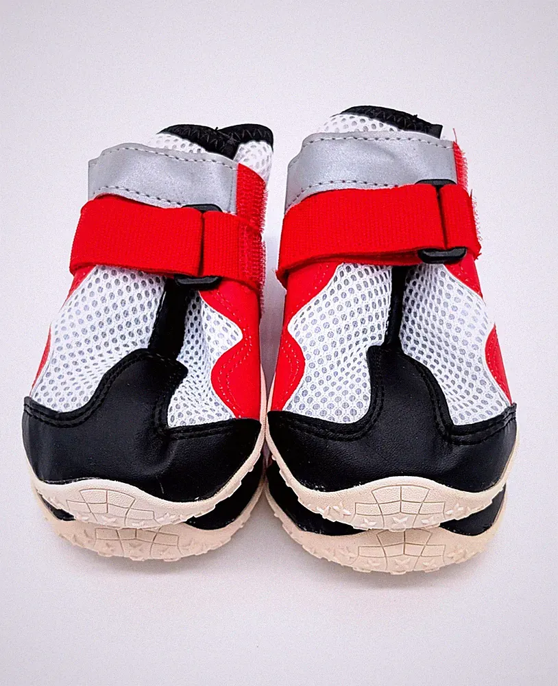 Dog Shoes for Med/L Dogs Waterproof Doggy J's for Winter Snow/Summer Cement (S6)