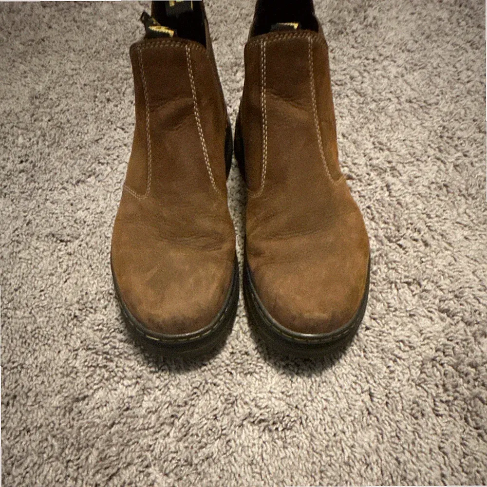 Dr. Martens Chelsea Boots Brown Slip-On Non-Slip Men's SIZE 11