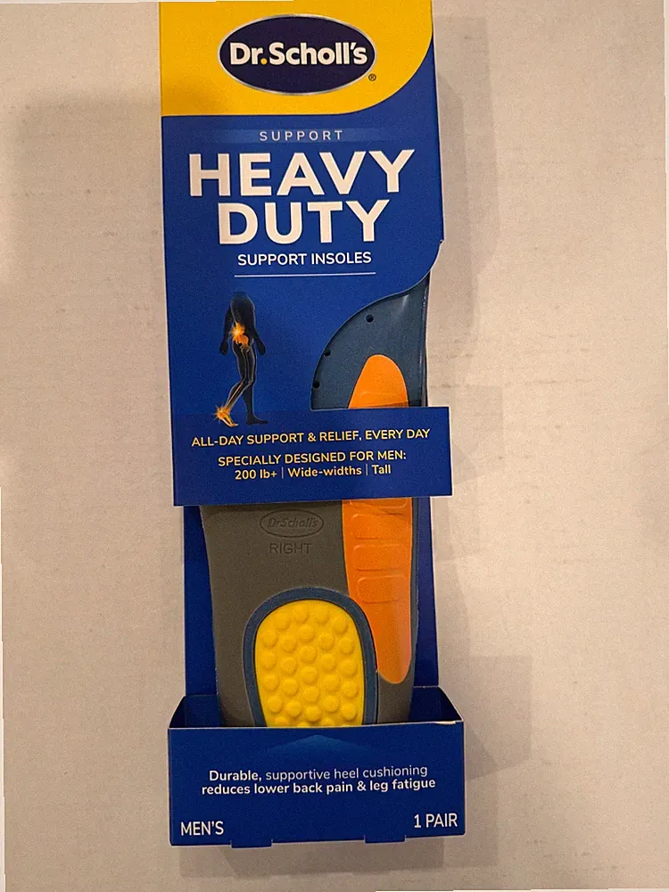 Dr. Scholl’s Heavy Duty Support Insoles Work Boots Arch Support Shock Absorb