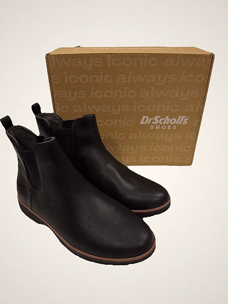 Dr. Scholl's Northbound Chelsea Boots, Women's Slip On Ankle Boots, Black 8W
