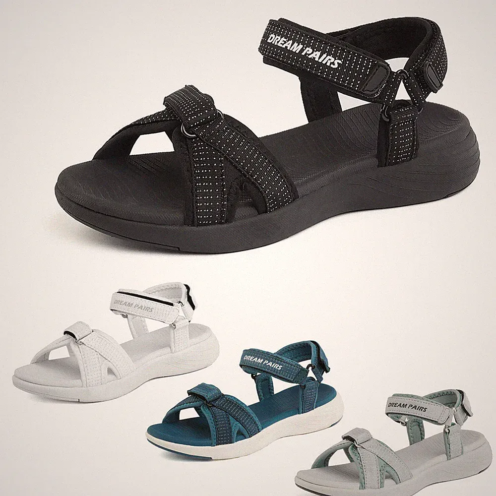 DREAM PAIRS Women Athletic Sport Sandals Outdoor Hiking Sandals EVA Shoes