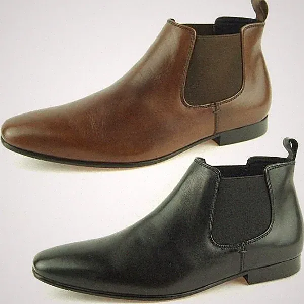 Drover Australia "Woodford" Chelsea, Men's Pull-on Leather Boots, Size 8-16US