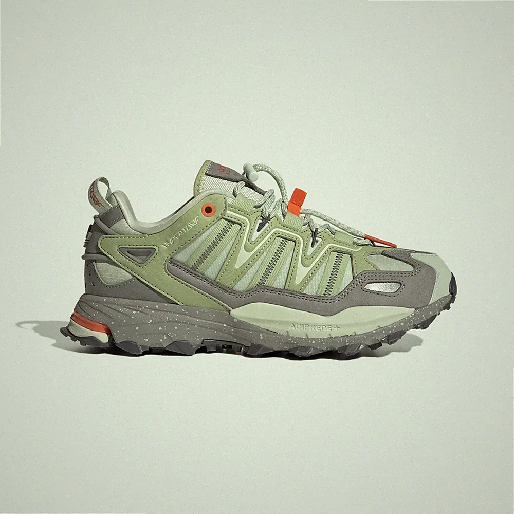 DS Adidas Hyperturf Linen Green Grey GY4164 Men’s size 10 Hiking Adventure $140