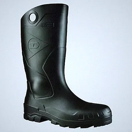 Dunlop 8677533 Chesapeake Plain-Toe Pvc Work Boots, Waterproof, Defined Heel