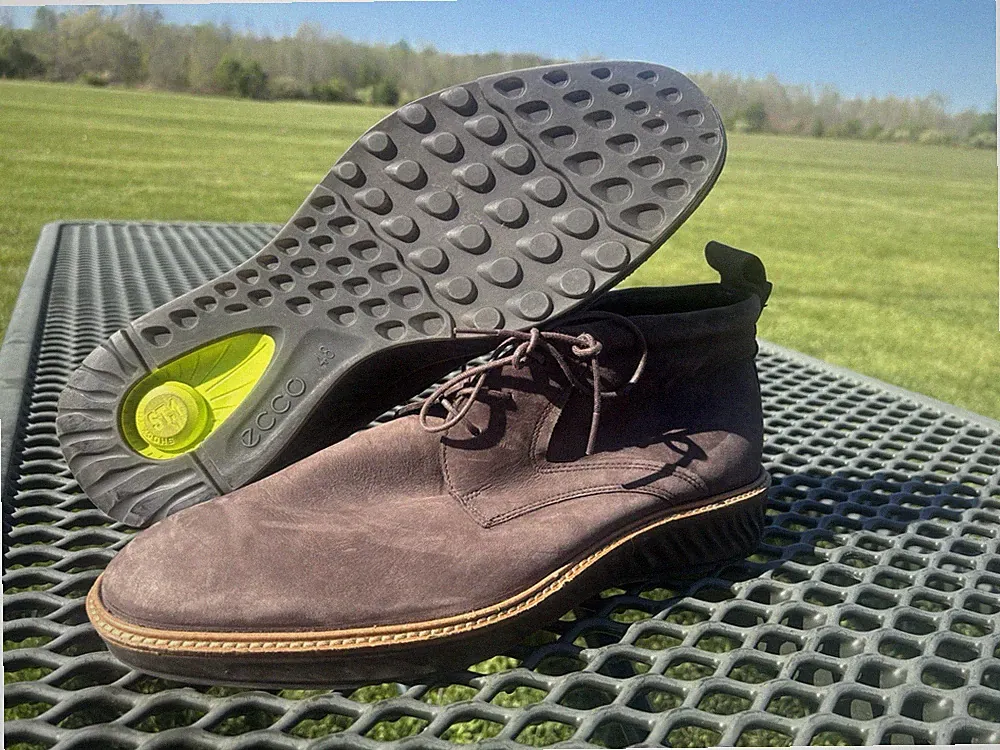 Ecco Mens Chukka Boots US 14/14.5 EU 48 Brown ST. 1 Hybrid Ankle
