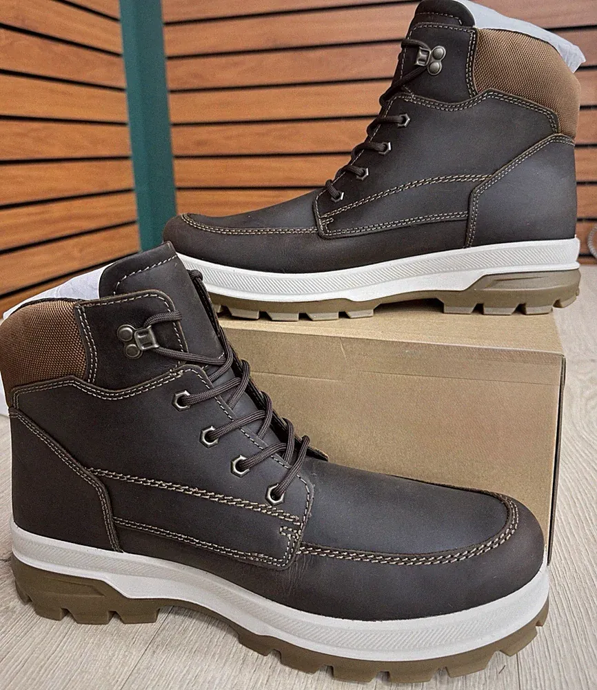 Ecco Rugged Track WP Lace Boot Camel size 8/8.5