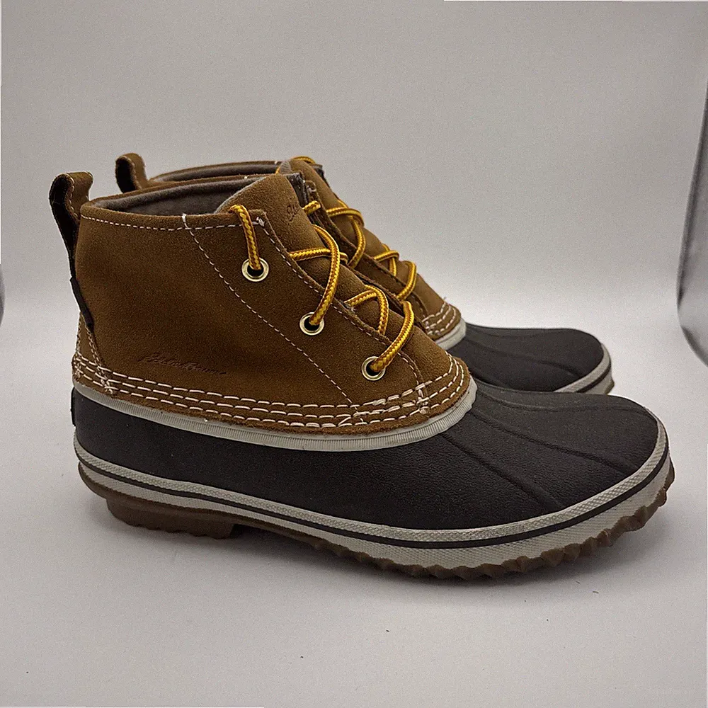 Eddie Bauer Hunt Pac Waterproof Mid Winter Duck Boots Womens 6.5