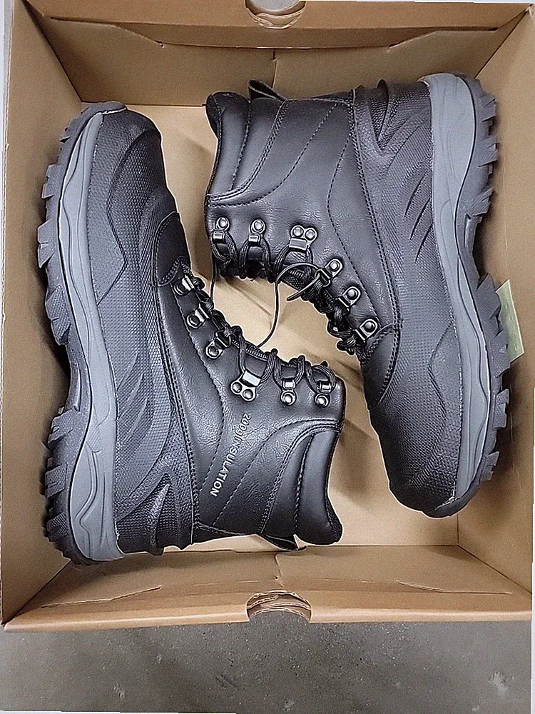 Eddie Bauer Mens Snow Boots Sequoia Black 13