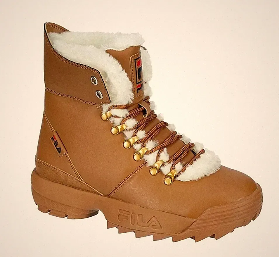 FILA DISRUPTOR FOLD DOWN Women's Winter Boots Brown Chestnut 5HM00547-222