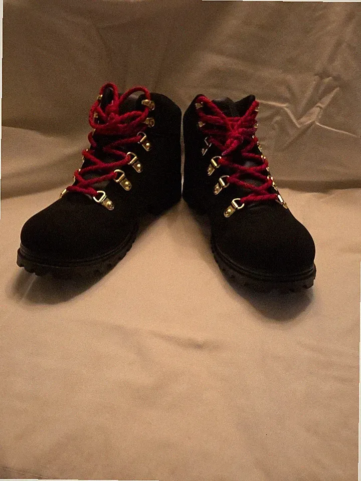FILA Diviner Hiking Boots Black Suede Men's Size 7