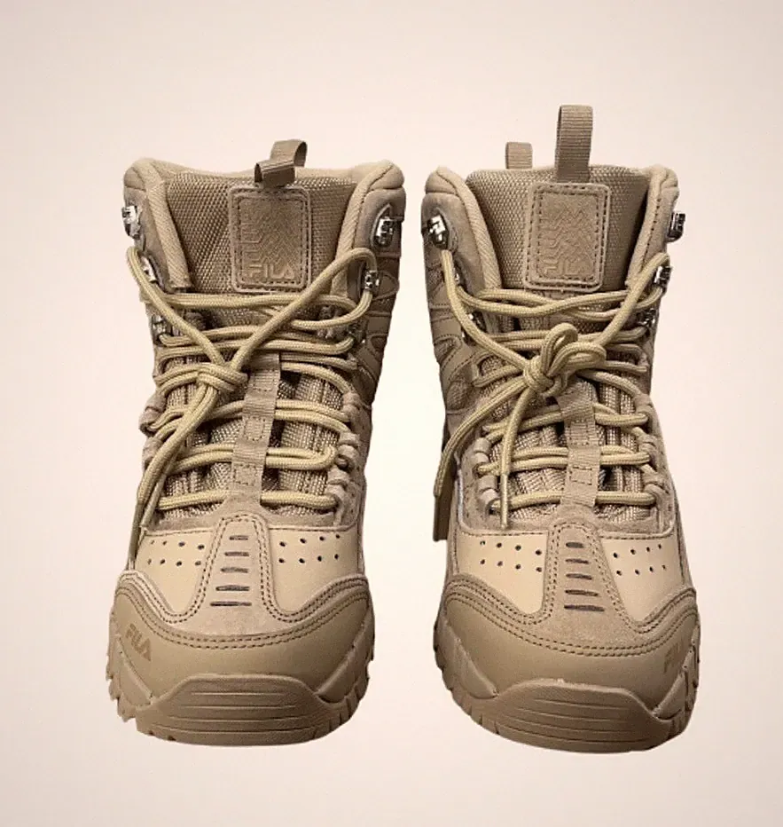 Fila Mens Beige Armada Vibram Lace Up Hiking Boot Size 5 (Women’s Size 6.5)