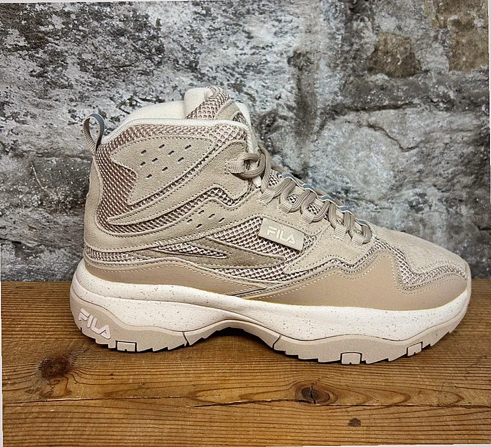 FILA RANGER BOOT 1HM01845-232 KHAKI MENS SUEDE/MESH NEW IN BOX