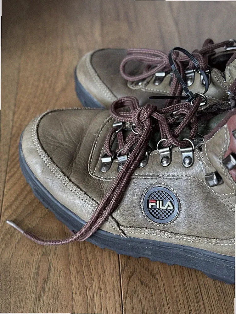 FILA Trailblazer Brown Vintage Rave / Ankle Hiking Boots SZ 8 Men’s Retro 90s