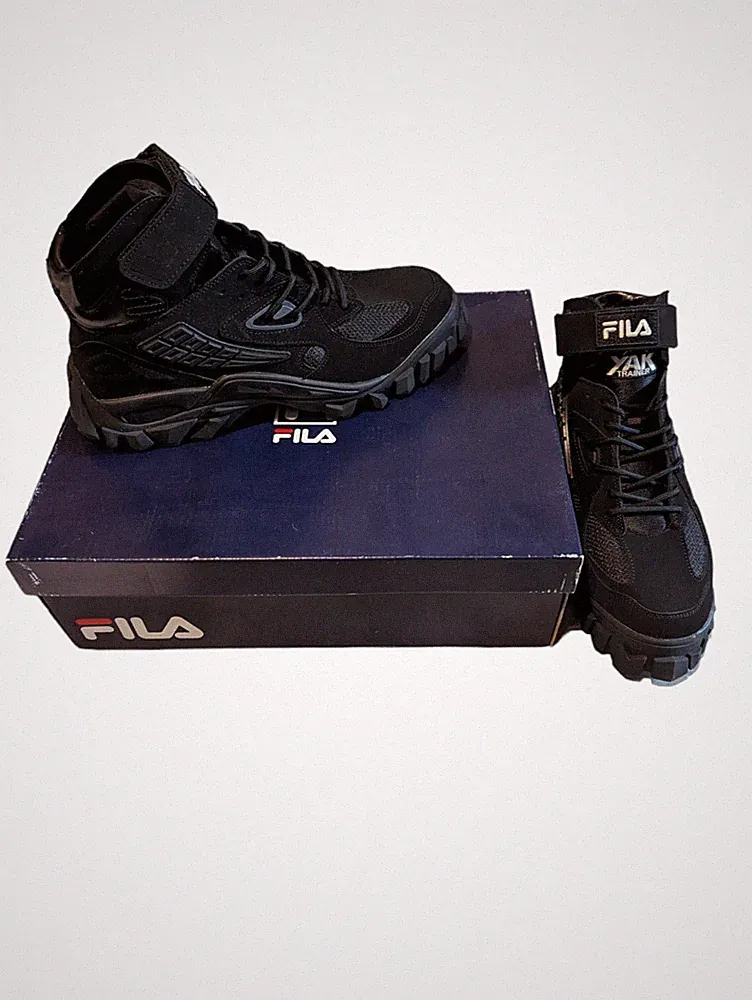 Fila Yak Boots Shoes Black/Black/Gard Mens 1BM01276-013 Choose Size New In Box