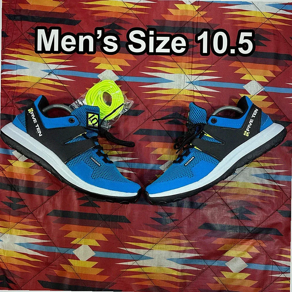 Five Ten Access Mountain Bike Hiking Shoes Blue Men’s Size 10.5