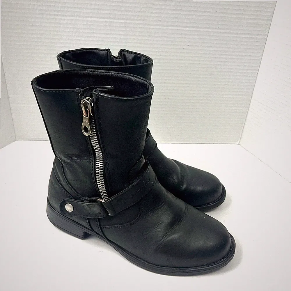 Forma Leather Waterproof Motorcycle Riding Boots EU 40 US 10 Bikercore Moto Punk
