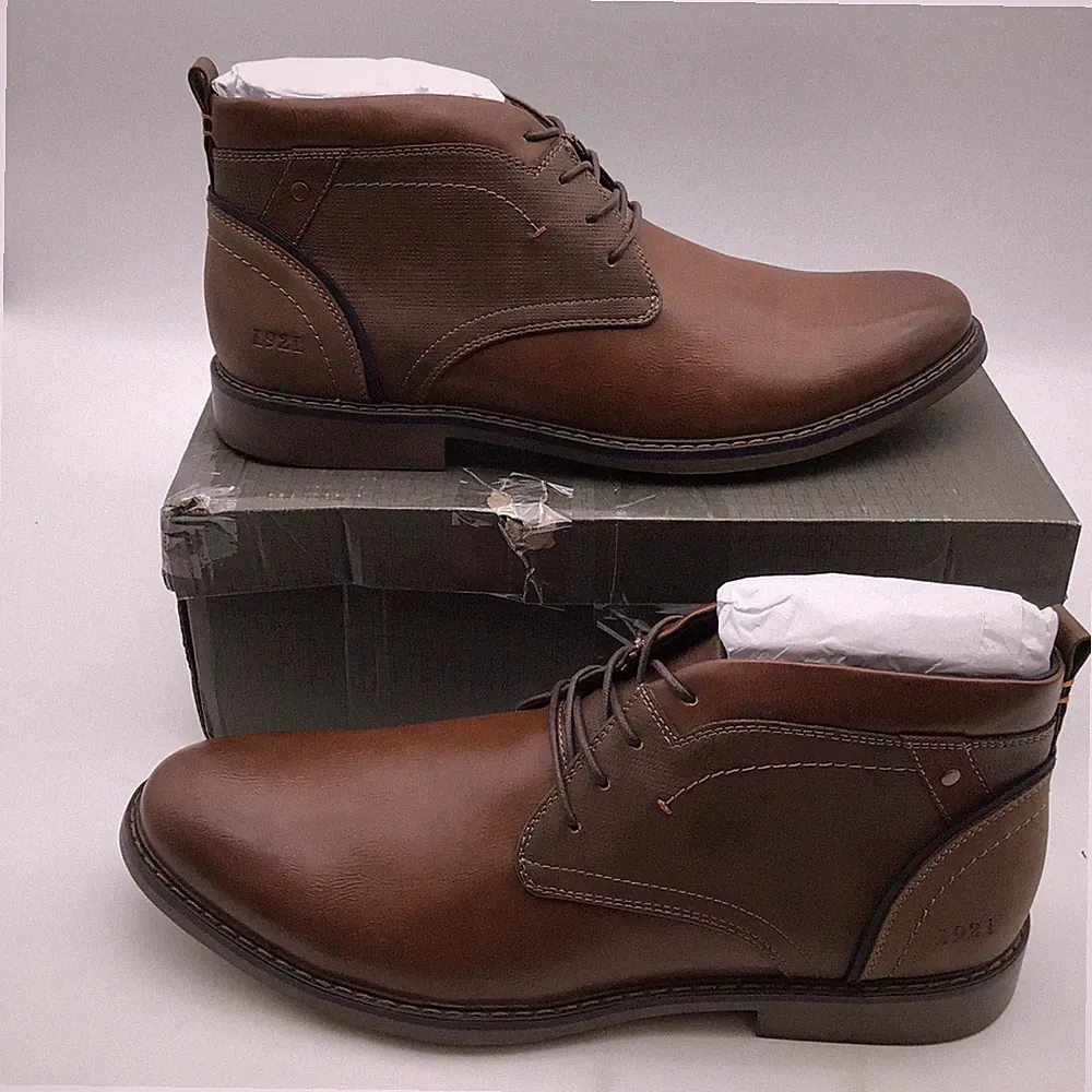Freeman Brent Tan Leather Chukka Boots Mens Size 13 Wide F218001 NEW