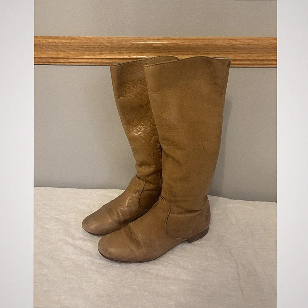 Frye Women's Boots Frye Jillian Pull-On Riding Boots Leather Size 8