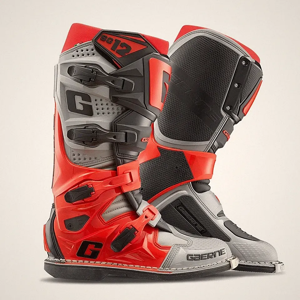 Gaerne SG-12 Forge Motorcycle Boots Orange MX Off-road ATV BMX MTB Adult Size 9