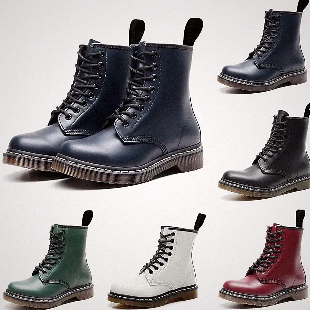 Genuine Leather Designer Men's Women 35~46 Unisex Ankle Snow Boots for Men Boots
