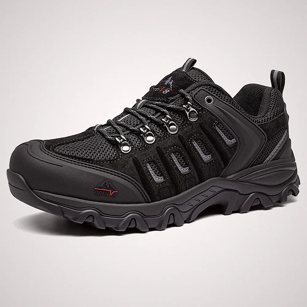 Genuine Suede Men’s Hiking Shoes - Waterproof & Breathable Outdoor Performance