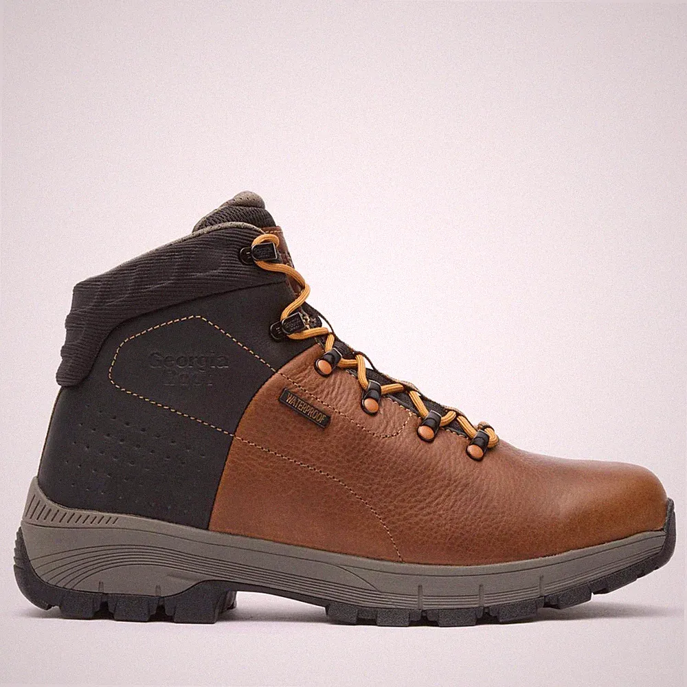 Georgia Boot Eagle Trail Waterproof 5" Hiker in Brown/Orange