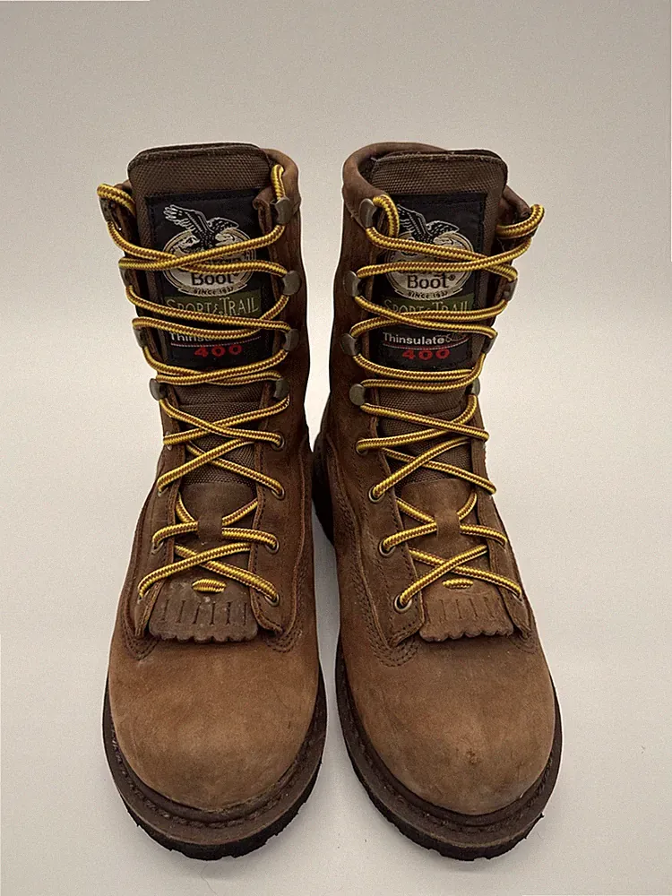 Georgia Boot Men Sz 6M w/8’” Mid Calf Brown Sport & Trail 400 Thinsulate Ultra