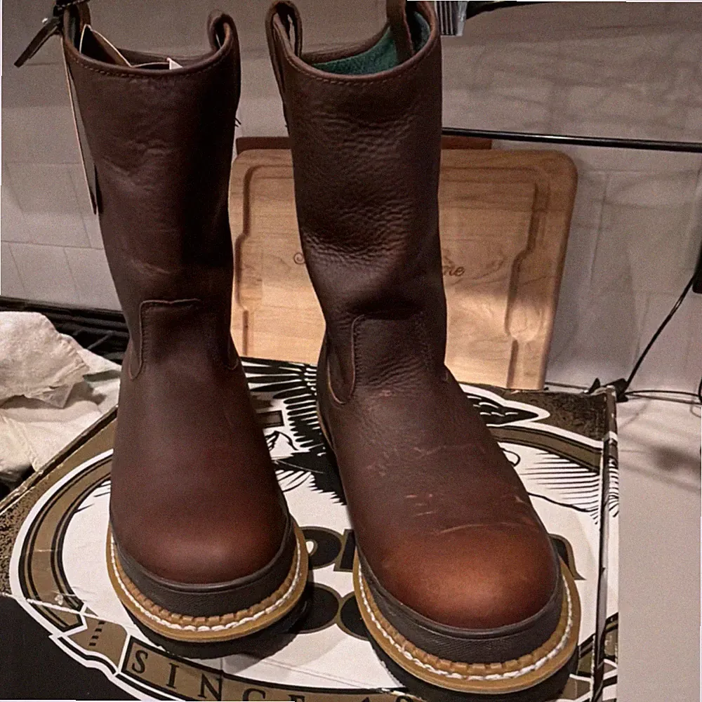 Georgia Boot Work Boots ASTM F2413-11 EH Men's Size 13 M Brown G4374