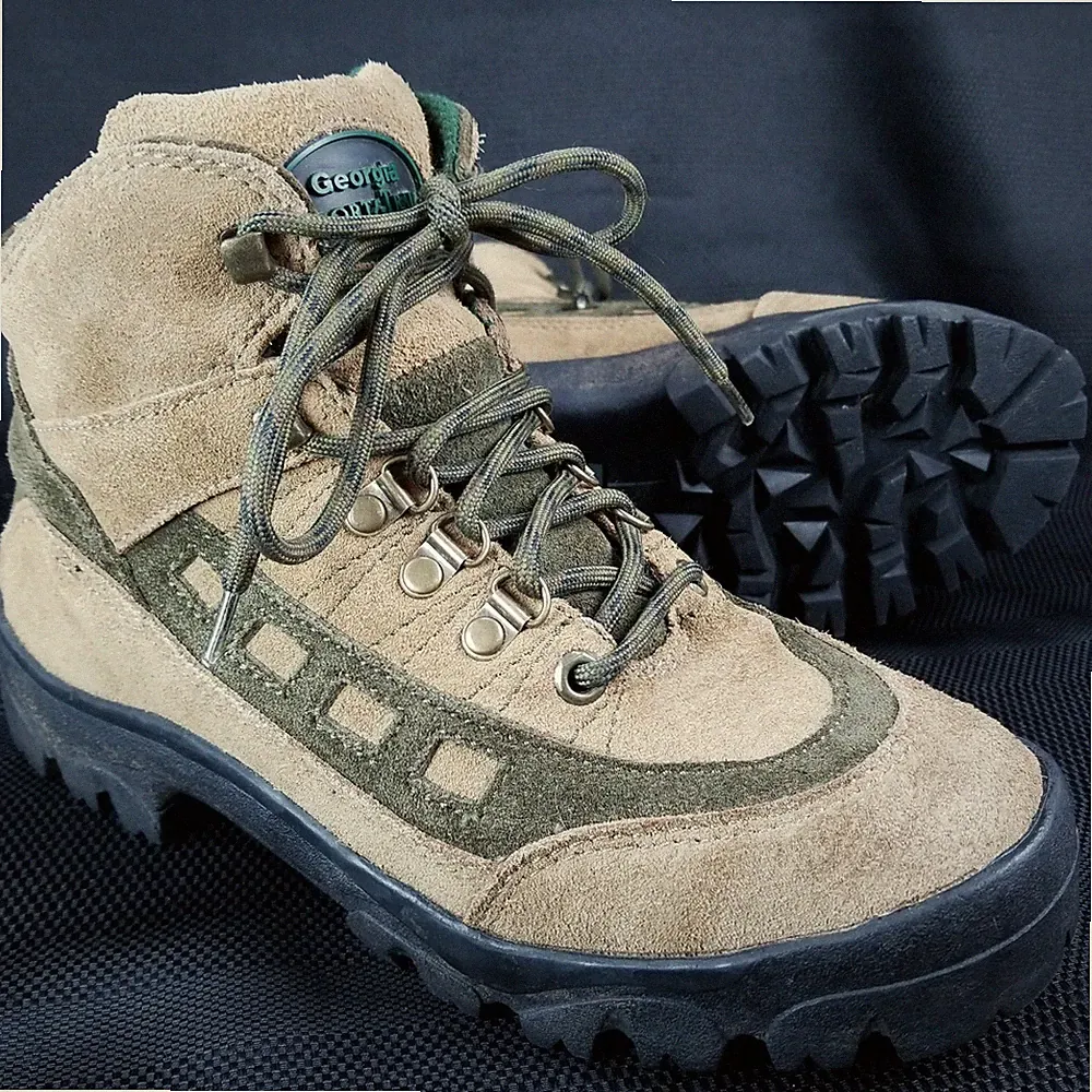 Georgia Sport & Trail Women's 7.5 Brown Leather Suede Boots Hiking