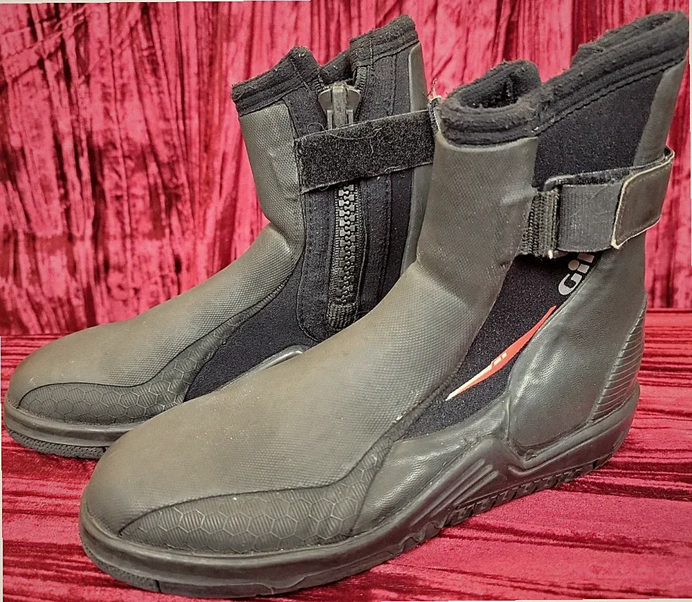 Gill 906 5mm Neoprene Hiking Boots Water Shoes Black Mens Size 5/6 Wmns 6.5/7
