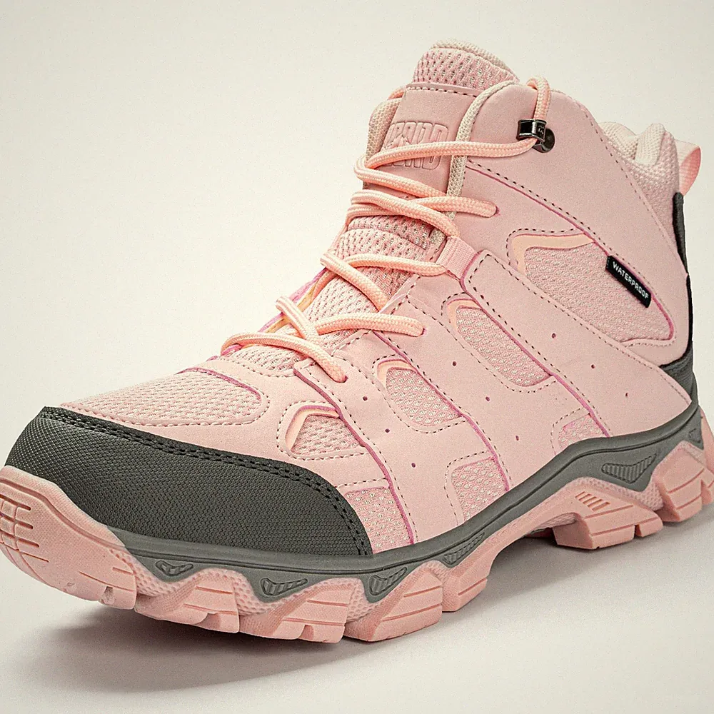 Girls Hiking Boots Anti-Slip Outdoor Shoes for Walking, Camping & Backpacking...