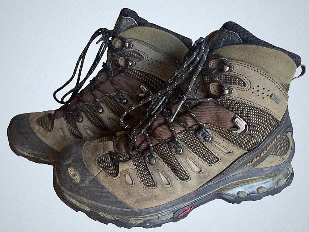 GWOT Salomon Men's Quest 4D GTX Hiking - Backpacking Waterproof Boots Men Sz 10
